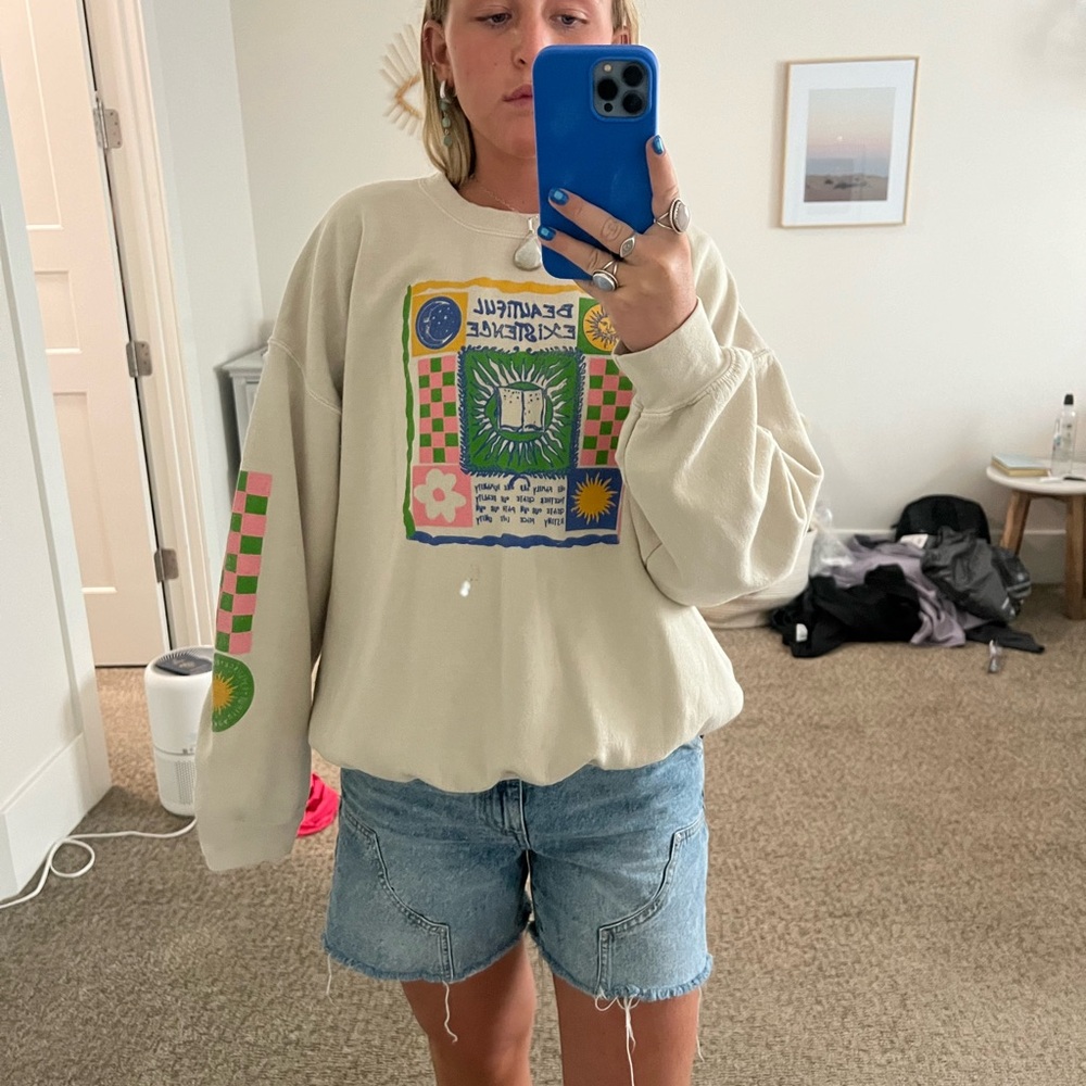 Urban Outfitters beautiful existence sweatshir